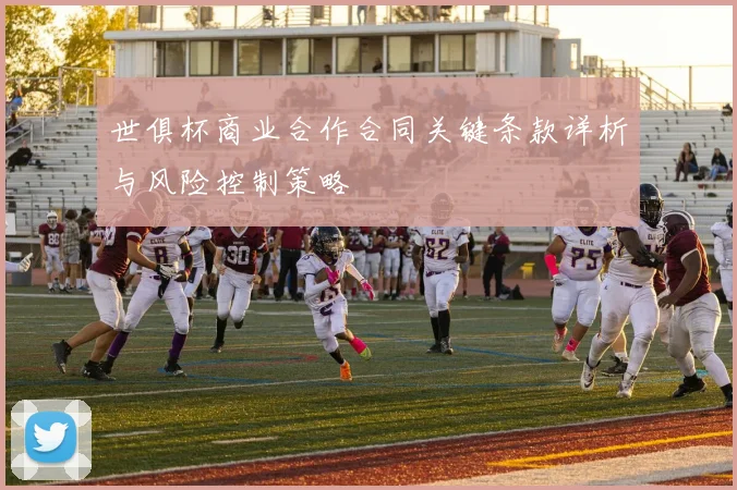 世俱杯商业合作合同关键条款详析与风险控制策略